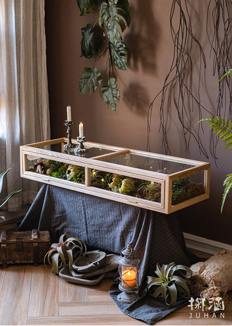 JUHAN Kael Durable Wooden Glass Display Cabinet from JUHAN