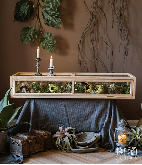 JUHAN Kael Durable Wooden Glass Display Cabinet from JUHAN