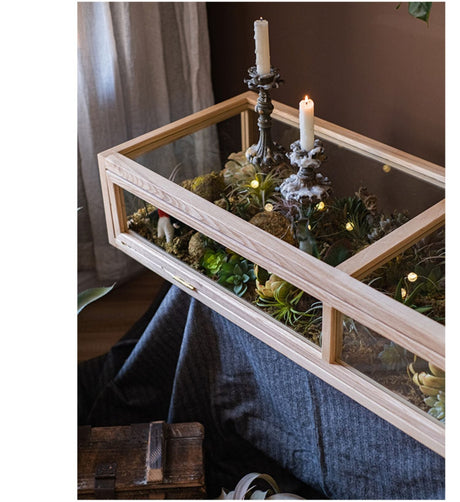 JUHAN Kael Durable Wooden Glass Display Cabinet from JUHAN