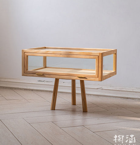 JUHAN Kael Durable Wooden Glass Display Cabinet from JUHAN