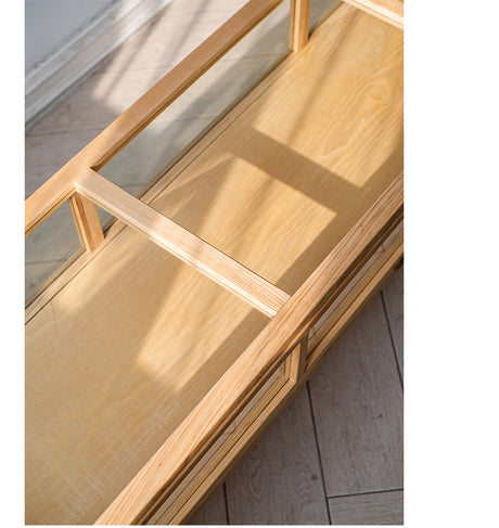 JUHAN Kael Durable Wooden Glass Display Cabinet from JUHAN