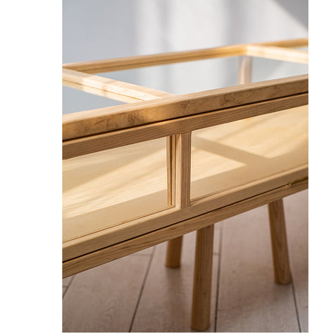 JUHAN Kael Durable Wooden Glass Display Cabinet from JUHAN