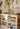JUHAN Kaelani Rustic Solid Wood TV Cabinet with Glass Doors from JUHAN