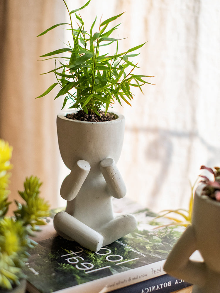 JUHAN Kaori Elegant Floral Planter Pot from JUHAN
