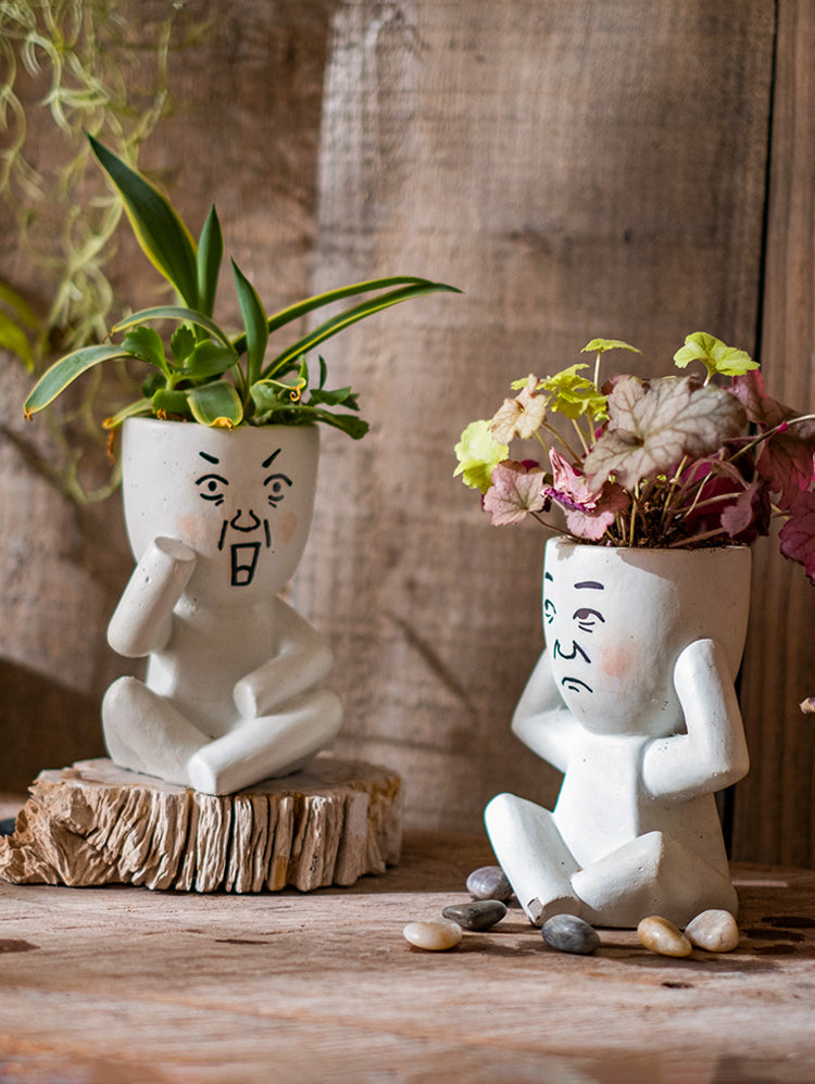 JUHAN Kaori Elegant Floral Planter Pot from JUHAN