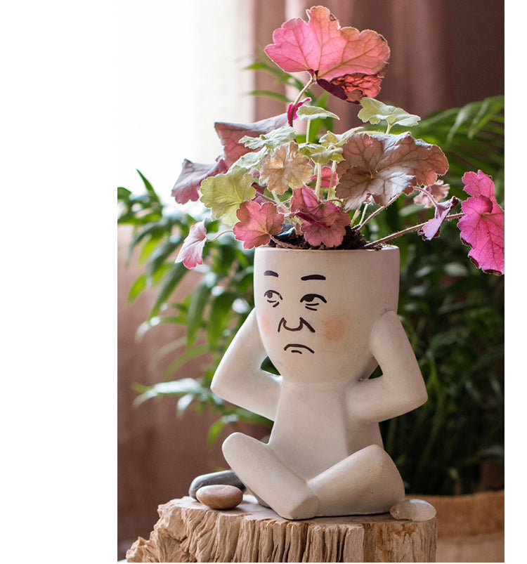 JUHAN Kaori Elegant Floral Planter Pot from JUHAN