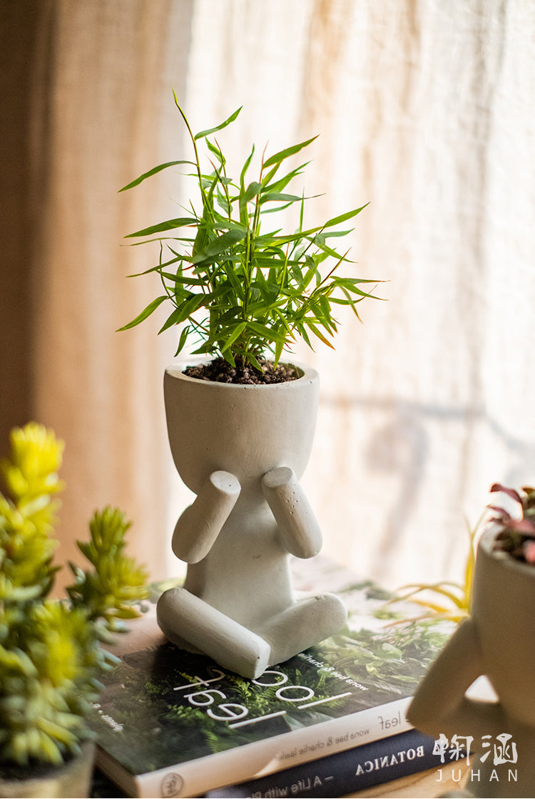 JUHAN Kaori Elegant Floral Planter Pot from JUHAN