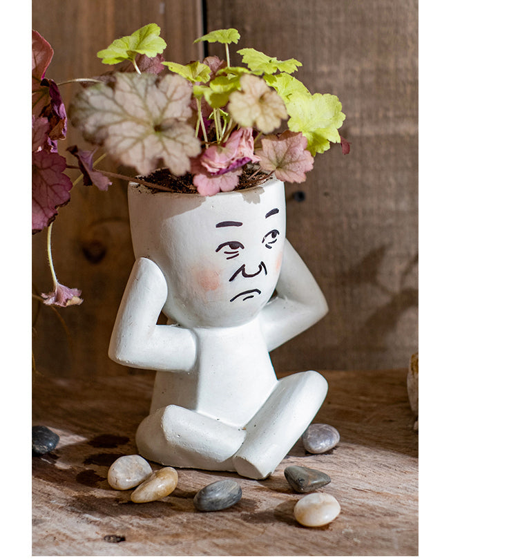 JUHAN Kaori Elegant Floral Planter Pot from JUHAN