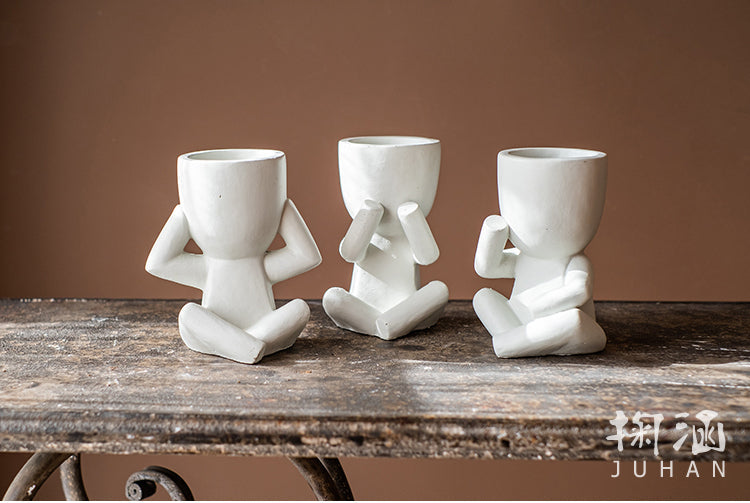 JUHAN Kaori Elegant Floral Planter Pot from JUHAN
