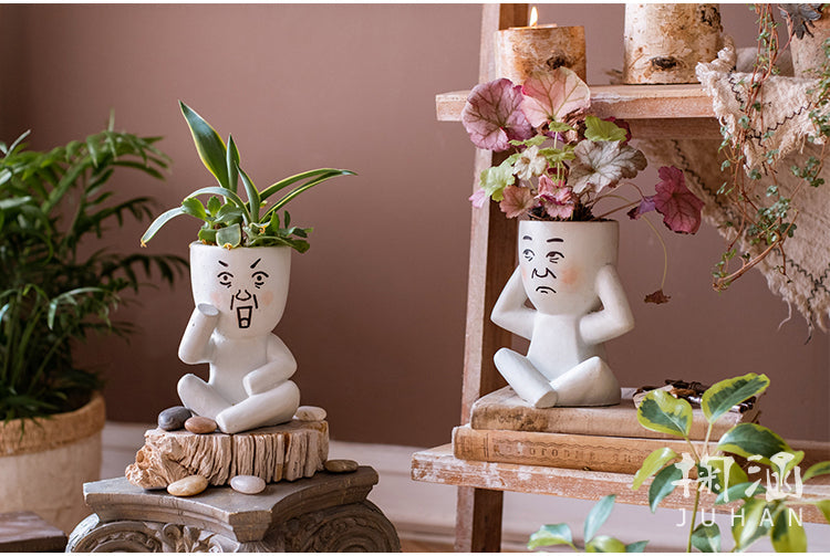JUHAN Kaori Elegant Floral Planter Pot from JUHAN
