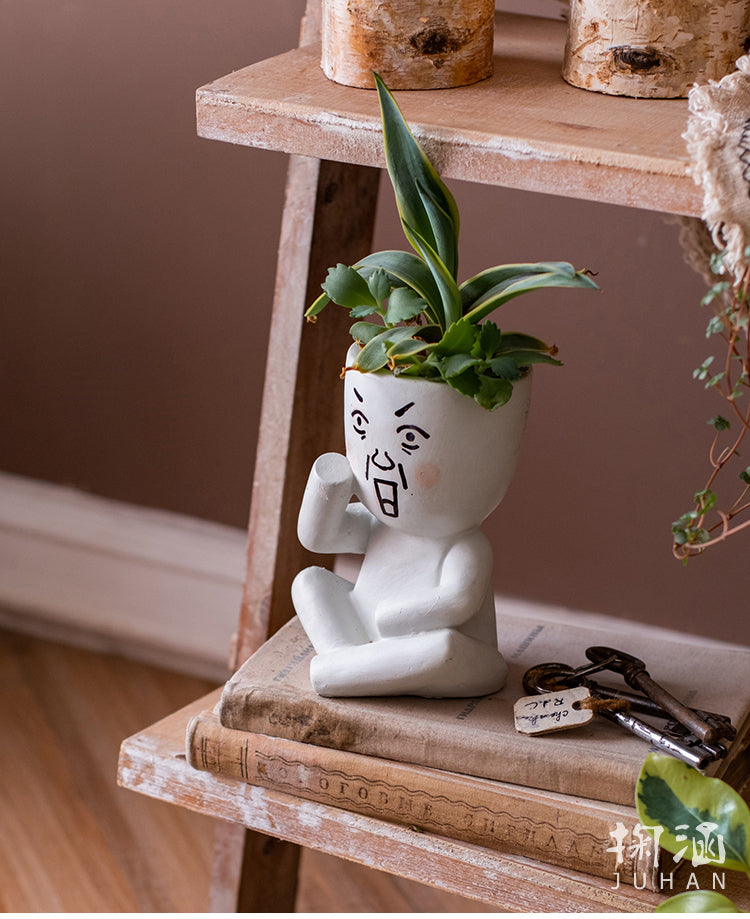 JUHAN Kaori Elegant Floral Planter Pot from JUHAN