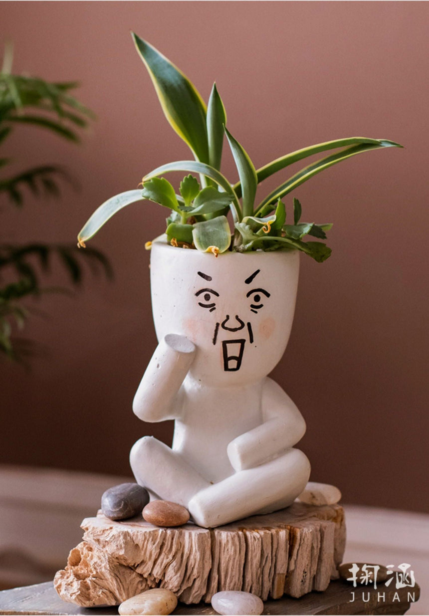 JUHAN Kaori Elegant Floral Planter Pot from JUHAN