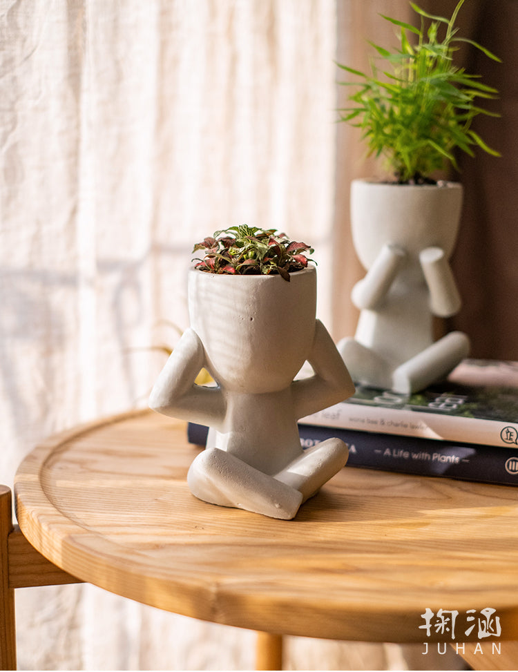 JUHAN Kaori Elegant Floral Planter Pot from JUHAN