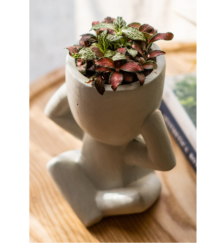 JUHAN Kaori Elegant Floral Planter Pot from JUHAN