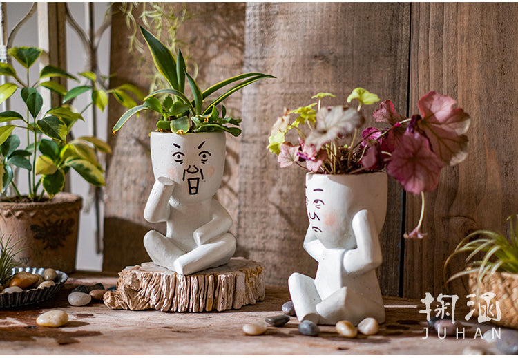 JUHAN Kaori Elegant Floral Planter Pot from JUHAN