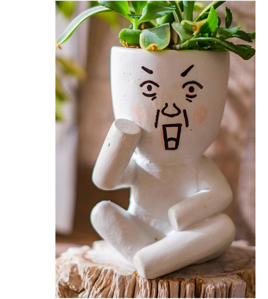 JUHAN Kaori Elegant Floral Planter Pot from JUHAN