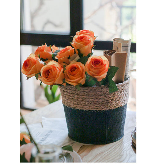JUHAN Kaori Elegant Floral Storage Round Basket from JUHAN