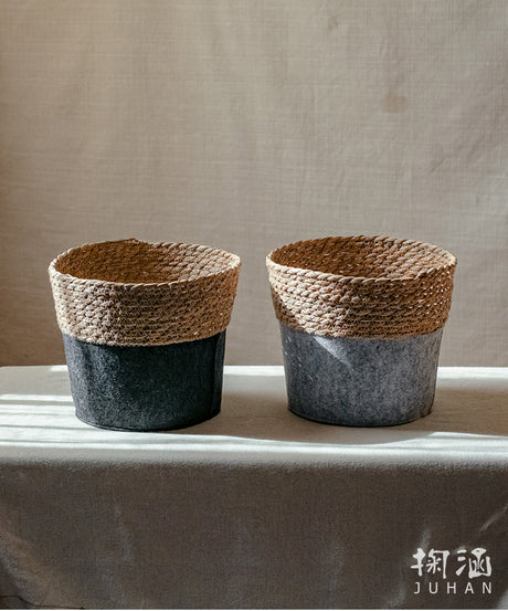 JUHAN Kaori Elegant Floral Storage Round Basket from JUHAN