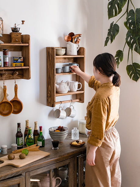 JUHAN Keisuke Vintage Multifunctional Display Cabinet from JUHAN