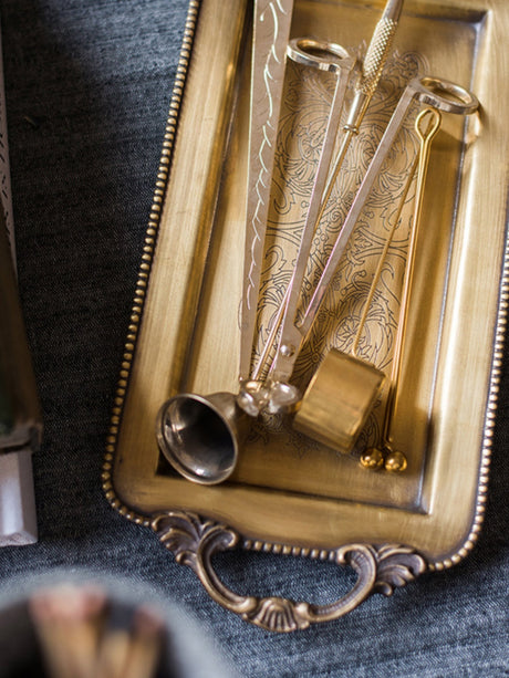 JUHAN Kenji Elegant Vintage Copper Decor Storage System from JUHAN