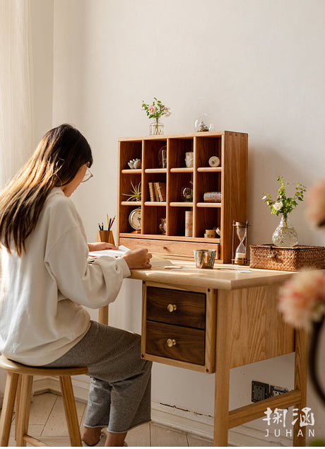 JUHAN Kiyomizu Elegant Wooden Tea Set Storage from JUHAN