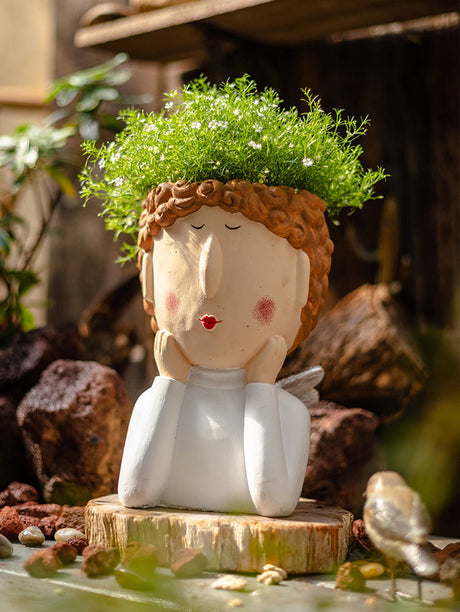 JUHAN Kiyoshi Elegant Succulent Flowerpot Art Ornament from JUHAN