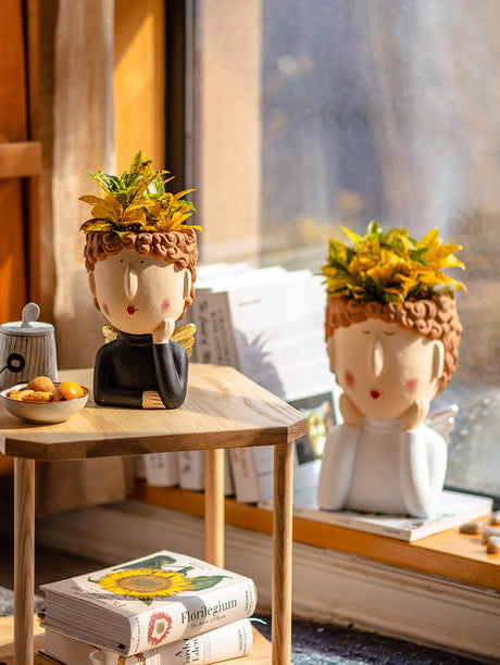 JUHAN Kiyoshi Elegant Succulent Flowerpot Art Ornament from JUHAN