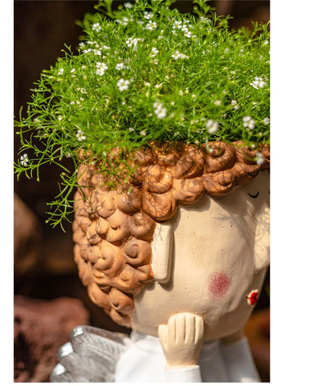 JUHAN Kiyoshi Elegant Succulent Flowerpot Art Ornament from JUHAN