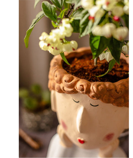 JUHAN Kiyoshi Elegant Succulent Flowerpot Art Ornament from JUHAN