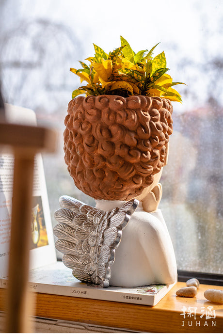 JUHAN Kiyoshi Elegant Succulent Flowerpot Art Ornament from JUHAN