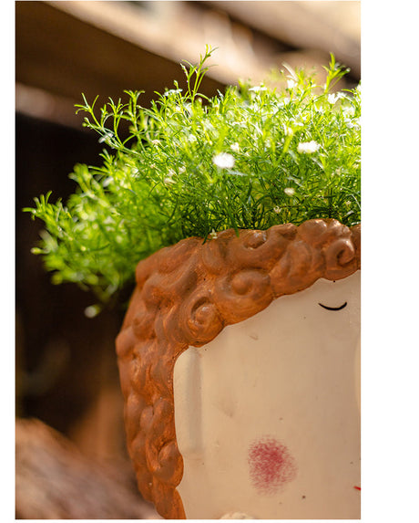 JUHAN Kiyoshi Elegant Succulent Flowerpot Art Ornament from JUHAN