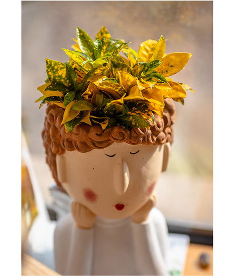 JUHAN Kiyoshi Elegant Succulent Flowerpot Art Ornament from JUHAN