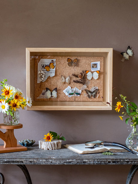 JUHAN Kyoko Three-Dimensional Natural Wood Decorative Storage Frame from JUHAN