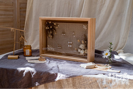 JUHAN Kyoko Three-Dimensional Natural Wood Decorative Storage Frame from JUHAN