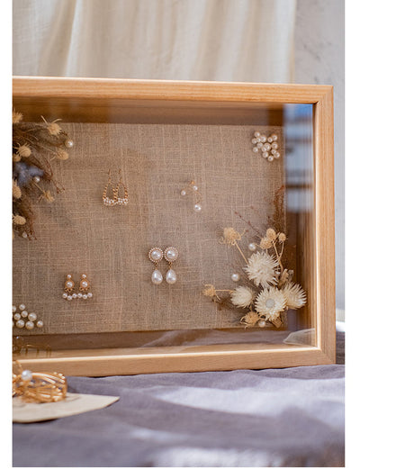 JUHAN Kyoko Three-Dimensional Natural Wood Decorative Storage Frame from JUHAN