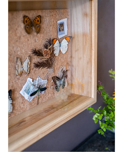 JUHAN Kyoko Three-Dimensional Natural Wood Decorative Storage Frame from JUHAN