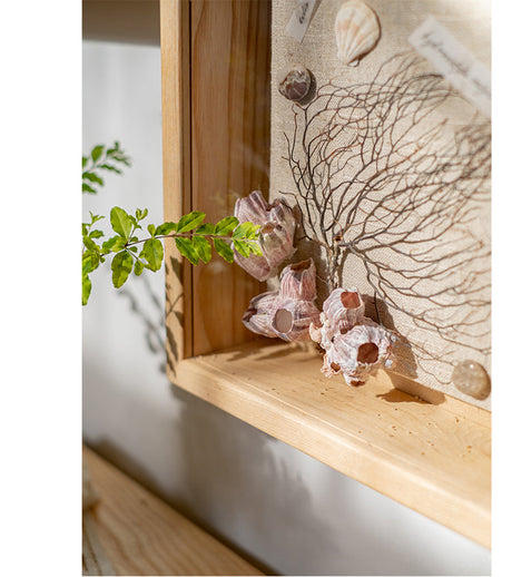 JUHAN Kyoko Three-Dimensional Natural Wood Decorative Storage Frame from JUHAN