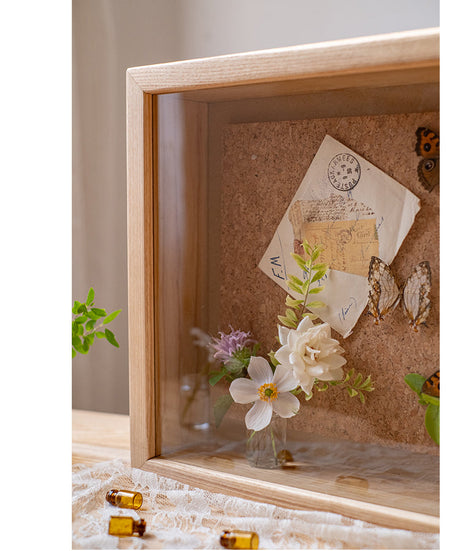 JUHAN Kyoko Three-Dimensional Natural Wood Decorative Storage Frame from JUHAN