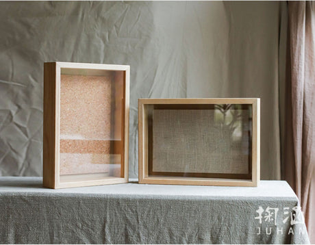 JUHAN Kyoko Three-Dimensional Natural Wood Decorative Storage Frame from JUHAN