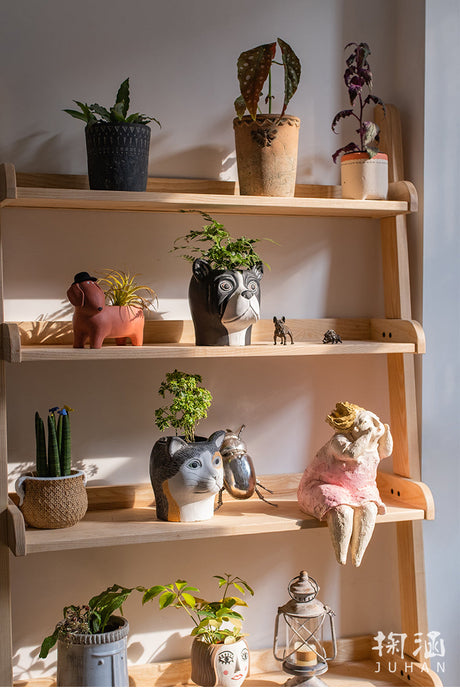 JUHAN Lumina Artistic Floral Pot Jewelry Display from JUHAN