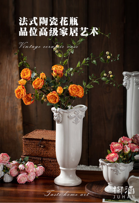 JUHAN Lysandra Vintage Floral Elegant Flowerpot Decorations from JUHAN