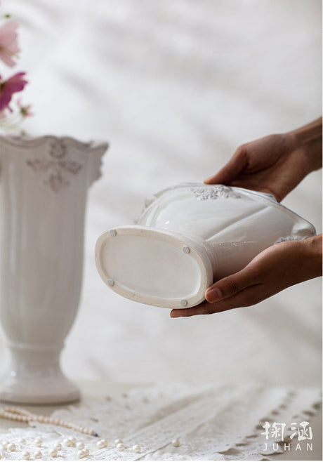 JUHAN Lysandra Vintage Floral Elegant Flowerpot Decorations from JUHAN