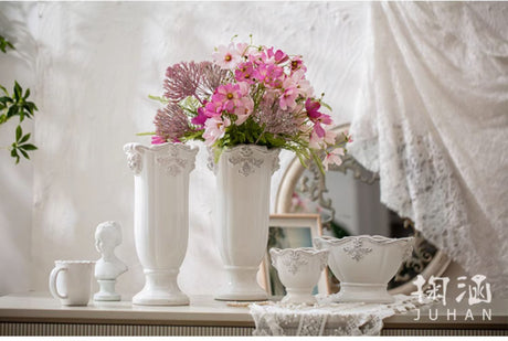 JUHAN Lysandra Vintage Floral Elegant Flowerpot Decorations from JUHAN