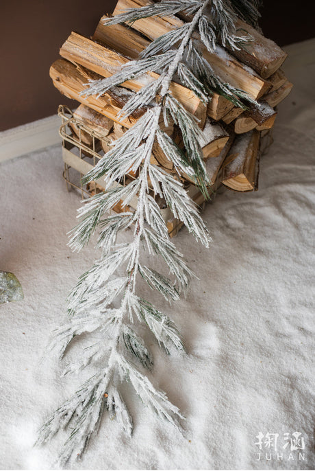 JUHAN Mariposa Lush Decorative Cloth Pine Needle Christmas Props from JUHAN
