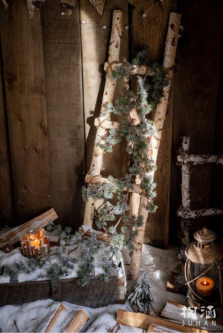 JUHAN Mariposa Lush Decorative Cloth Pine Needle Christmas Props from JUHAN
