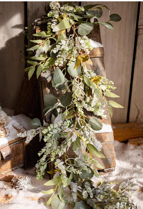 JUHAN Mariposa Lush Decorative Cloth Pine Needle Christmas Props from JUHAN