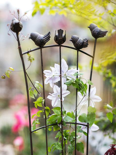 JUHAN Marisol Vintage Iron Floral Shelf from JUHAN