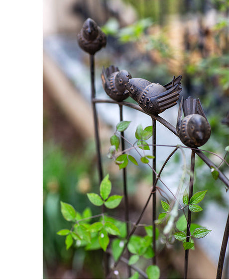 JUHAN Marisol Vintage Iron Floral Shelf from JUHAN
