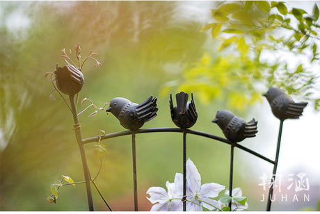 JUHAN Marisol Vintage Iron Floral Shelf from JUHAN