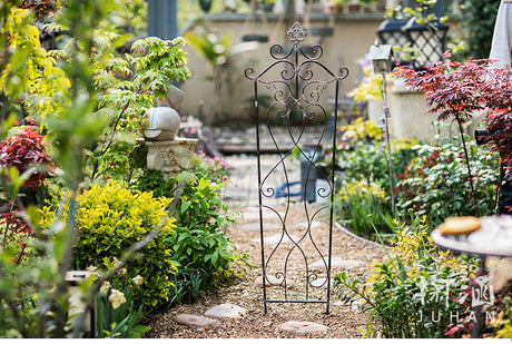 JUHAN Marisol Vintage Iron Floral Shelf from JUHAN